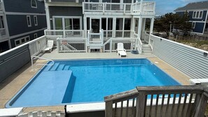 Pool - The Sun: Oceanfront, Dog-Friendly, Pool, Hot Tub Elevator (Nags Head)