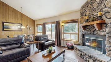 TV, fireplace, DVD player