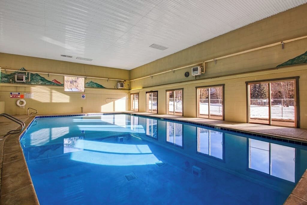 Indoor pool, a heated pool