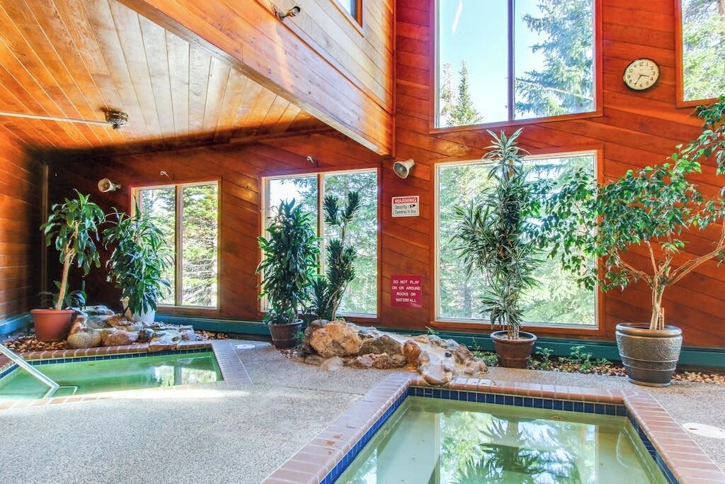 Indoor pool, a heated pool