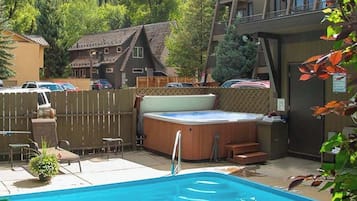 Una piscina riscaldata