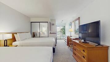 Iron/ironing board, travel crib, free WiFi, bed sheets