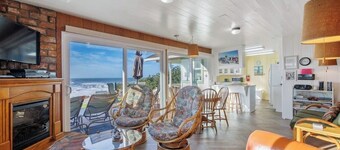 Lovely Beachfront Home with Stunning Ocean Views & Private Yard