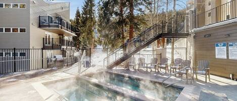 Indoor pool, a heated pool