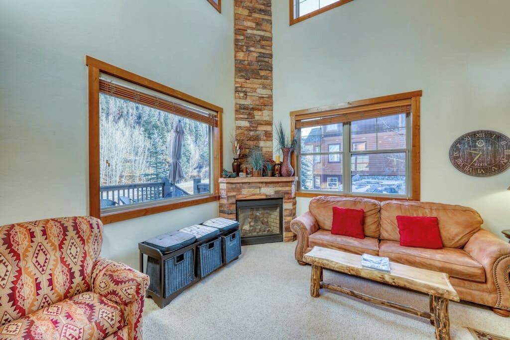TV, fireplace, DVD player, foosball