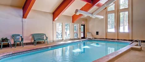Indoor pool, a heated pool