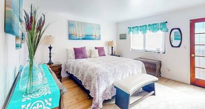 Sunny home near downtown with patio, fireplace, grill, washer/dryer, & Roku