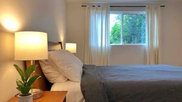 2 bedrooms, desk, iron/ironing board, WiFi