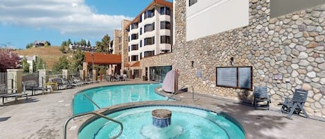 Indoor pool, a heated pool
