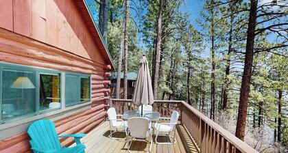 Waterfront cabin on Vallecito Lake with WiFi, large deck, & lake views