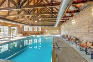 Indoor pool, a heated pool - Skier's paradise in Cascade Village w/ pool, fireplace & private balcony (Durango)