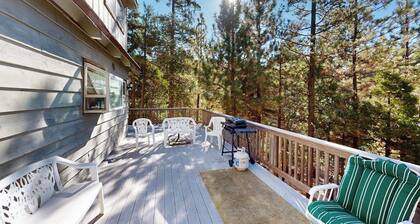 Dog-Friendly home near skiing & hiking trails with fireplace & views from deck