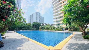 Pool - [파노라마 오션뷰] 좀티엔 비치 바로 앞, 럭셔리 스튜디오 View Talay 5C (Muang Pattaya)