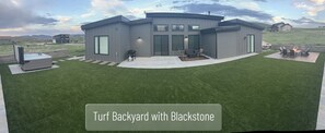 Terrace/patio - Luxury Bear Lake Retreat w/ Ideal Beach, Hot Tub, Fire Pit & EV Charging (Garden City)