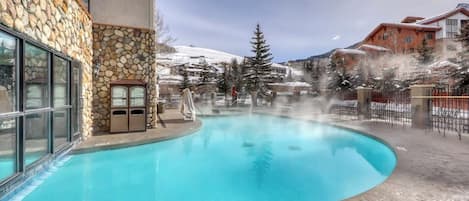 Indoor pool, a heated pool