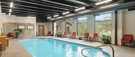 Indoor pool, a heated pool