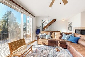 Fernseher, Kamin