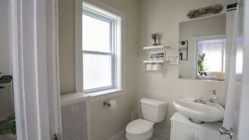 Hair dryer, towels