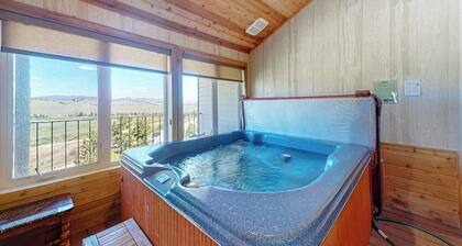 The Mountainside - Unit B47 with a private indoor hot tub, views, & pool