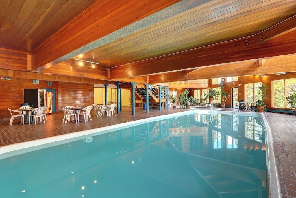 Indoor pool, a heated pool