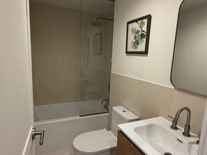 Towels, soap, toilet paper