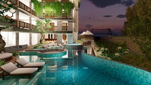 Outdoor pool - Ashva Swiss-Belresort (Gianyar)