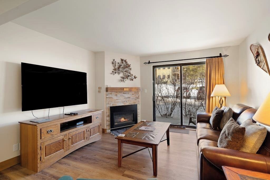TV, fireplace, DVD player