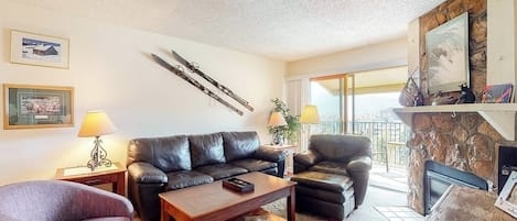 TV, fireplace, DVD player