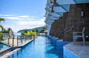 Pool - Beachfront A405 Seaview Studio Rawai Phuket (Rawai)
