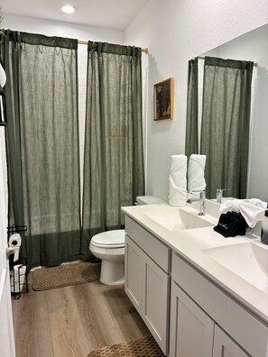 Bathroom - Angel Lagoon water park property- family friendly EV charger (Dayton)