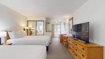 Iron/ironing board, travel crib, free WiFi, bed sheets