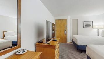 Iron/ironing board, travel crib, free WiFi, bed sheets