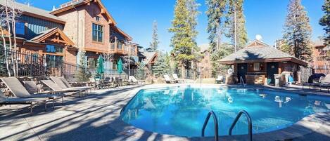 Indoor pool, a heated pool