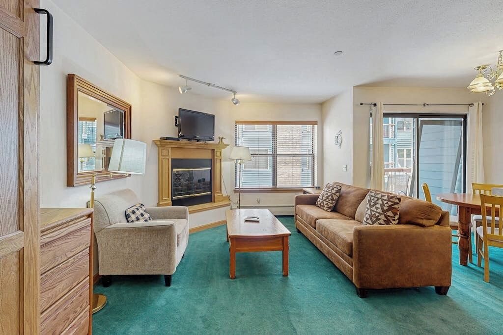 TV, fireplace, DVD player