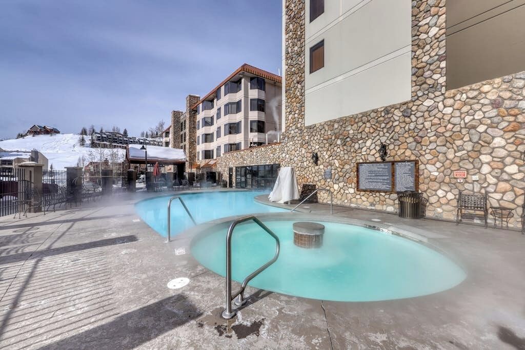 Indoor pool, a heated pool