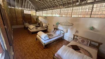 Chambre, vue jardin