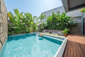 Villa de lujo, 3 habitaciones, alberca privada | Vista desde la habitación