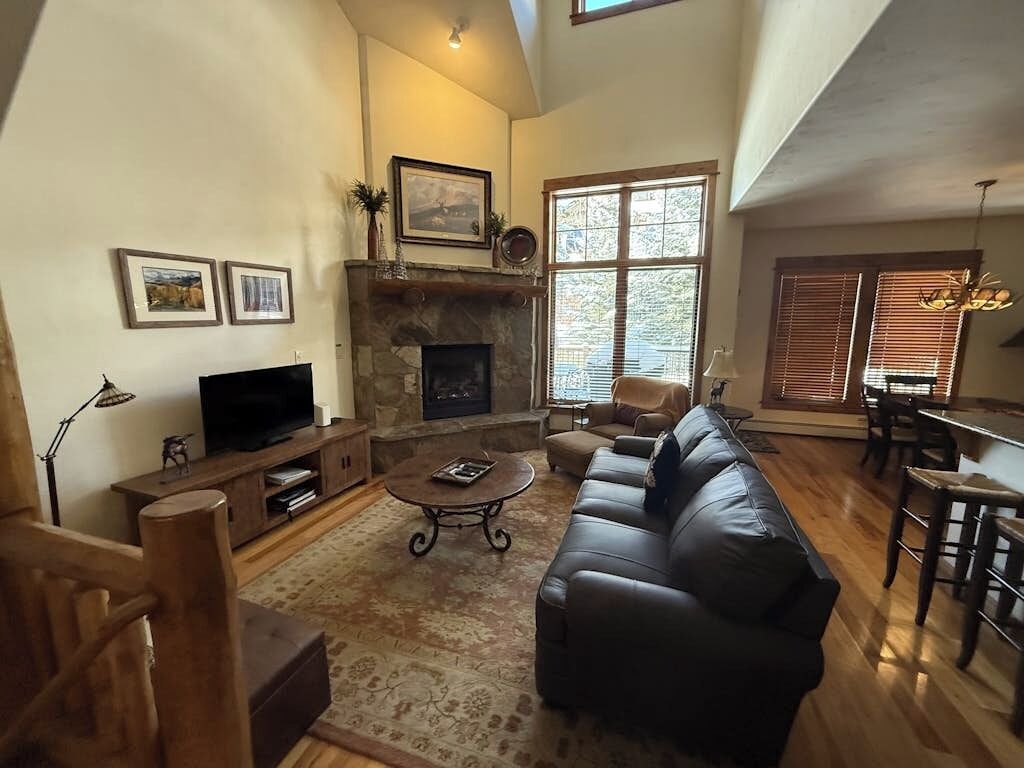 TV, fireplace, DVD player