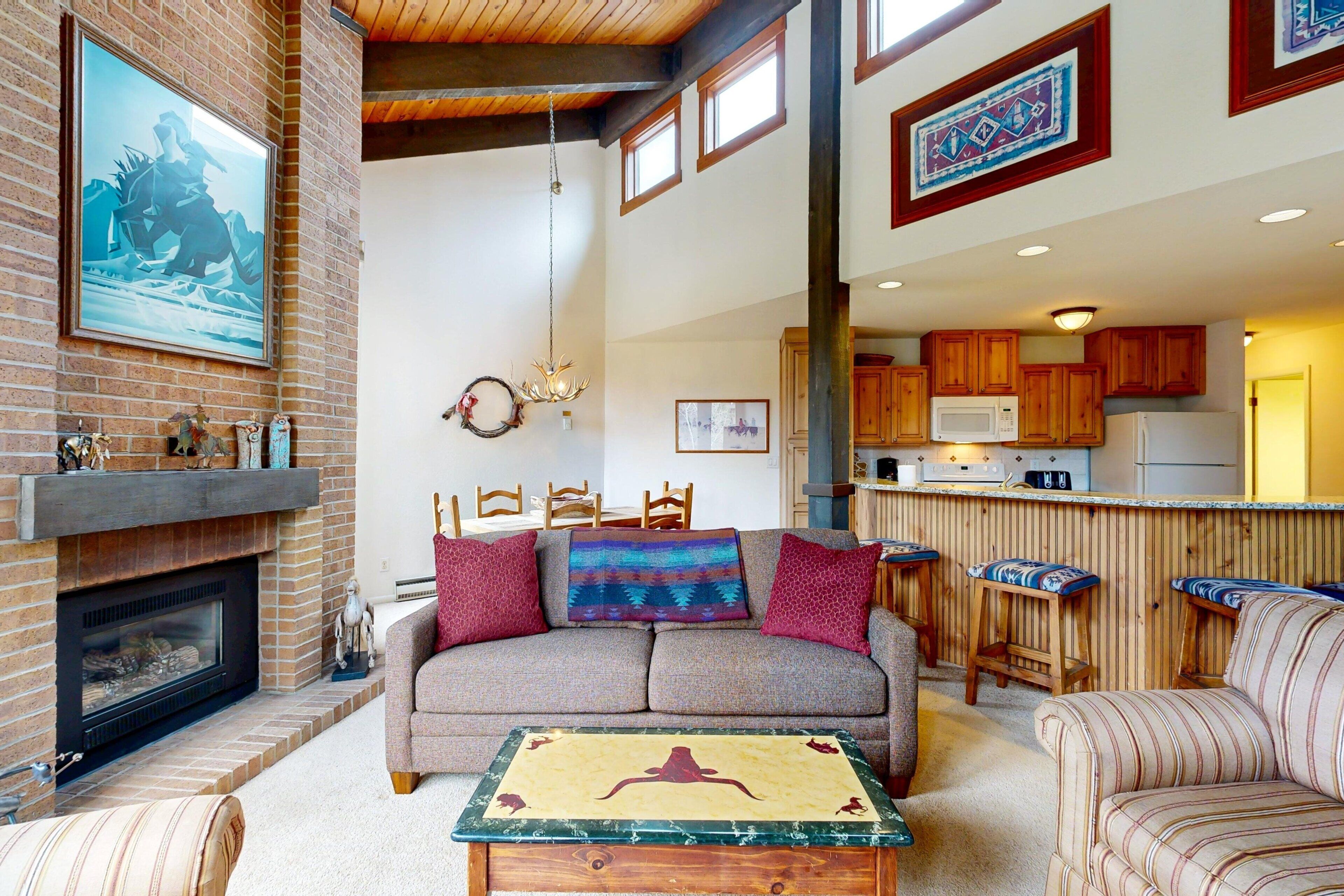 TV, fireplace, DVD player, stereo