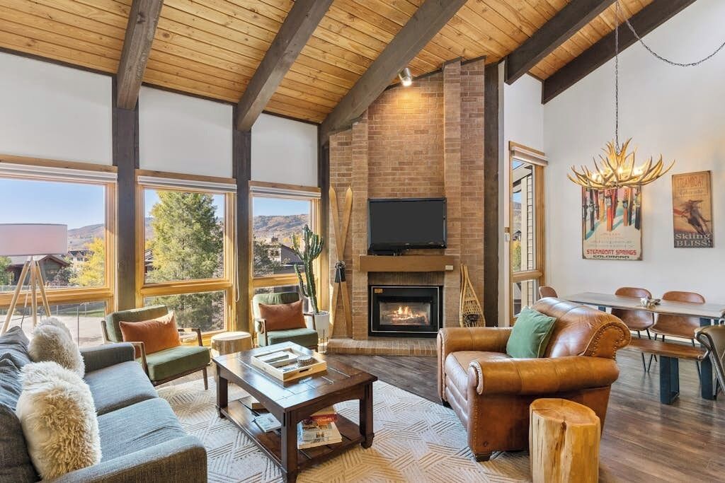 TV, fireplace, DVD player
