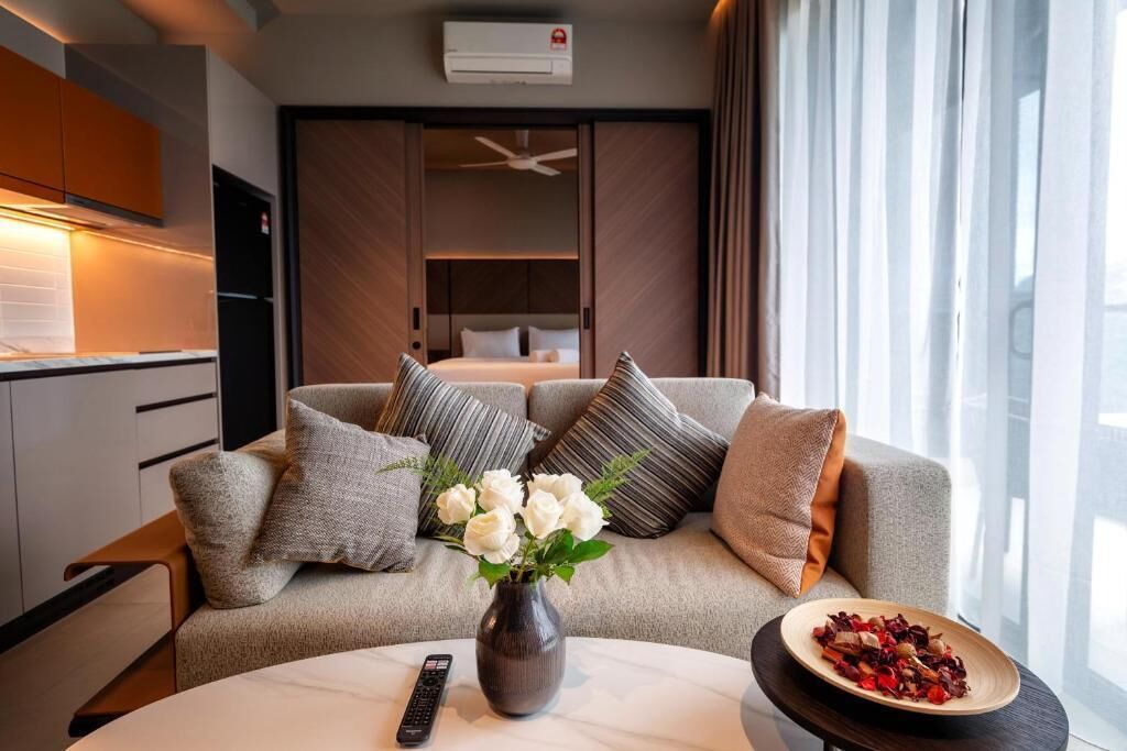 Studio Suite, Balcony | Ruang tamu