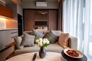Studio Suite, ban công | Khu phòng khách