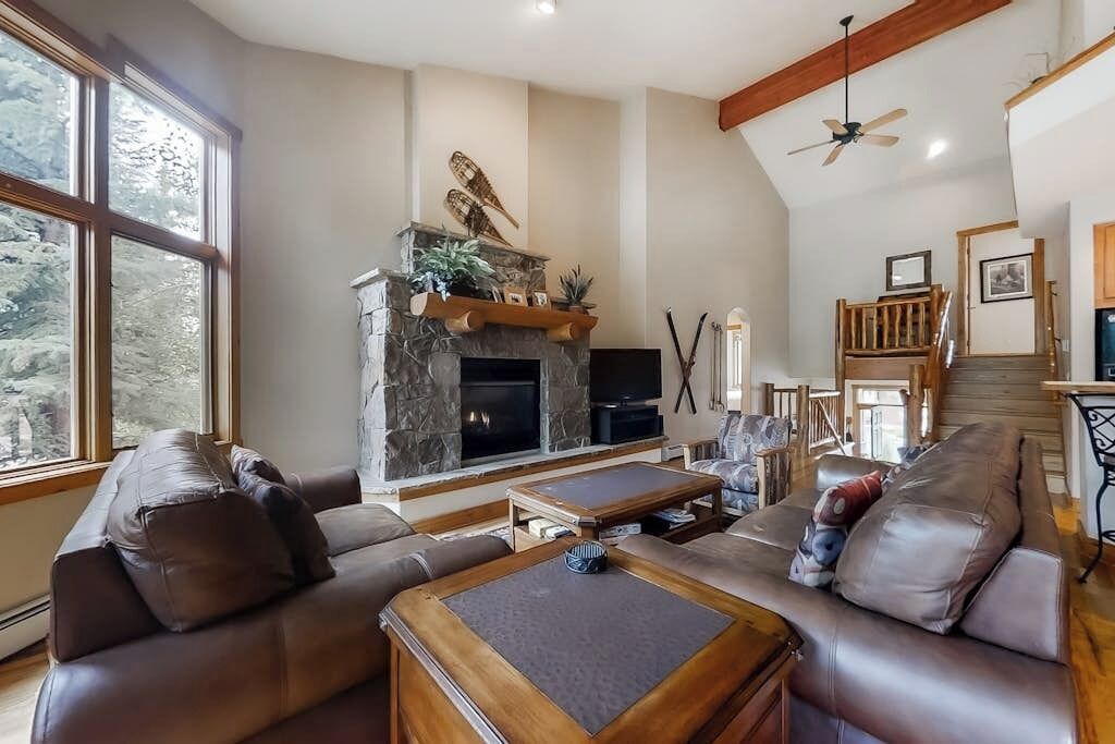 TV, fireplace, DVD player