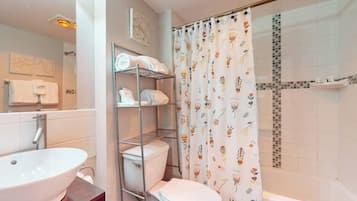 Shower, hair dryer