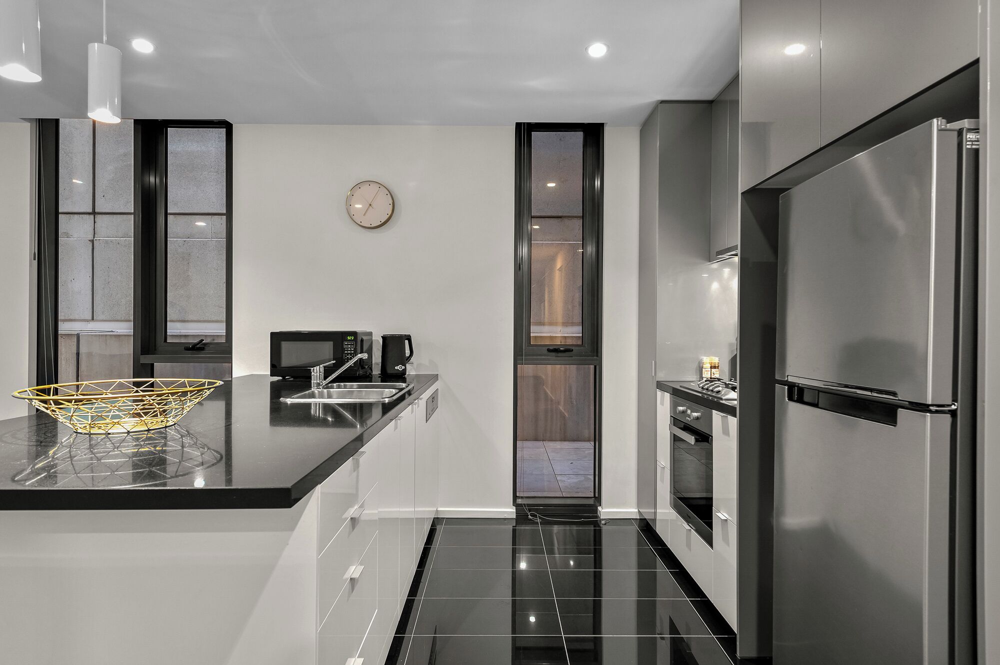 Deluxe Apartment, Balcony | Private kitchen