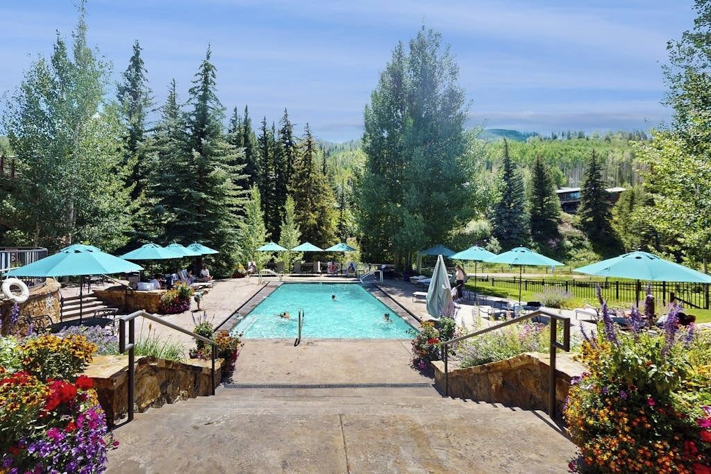 Una piscina climatizada
