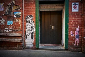 Exterior detail - Central City Warehouse Apartment (Melbourne)