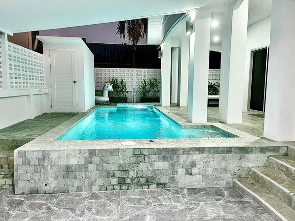 Pool - 4-bedroom barn perfect living area .1 km.walk to naihan beach (Rawai)