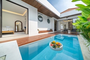 Design Villa, 2 Bedrooms, Private Pool | Pool | Outdoor pool, pool umbrellas, pool loungers - Sanjama Villa Bali  (Kerobokan)