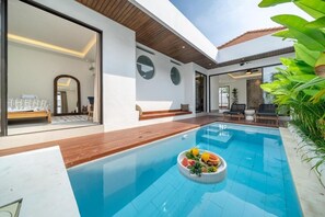 Design Villa, 2 Bedrooms, Private Pool | Pool | Outdoor pool, pool umbrellas, pool loungers - Sanjama Villa Bali  (Kerobokan)